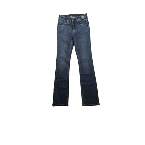 Silver Jeans Co. Most Wanted Universal Fit Mid Rise Skinny Boot Jeans W27L31 NWT - Picture 2 of 12